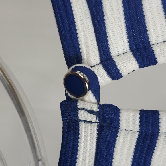 Monteau navy and white striped dress. - Picture 5 of 6